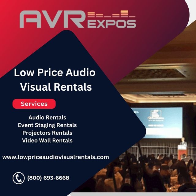 Low Price Audio Visual Rentals AVR EXPOS