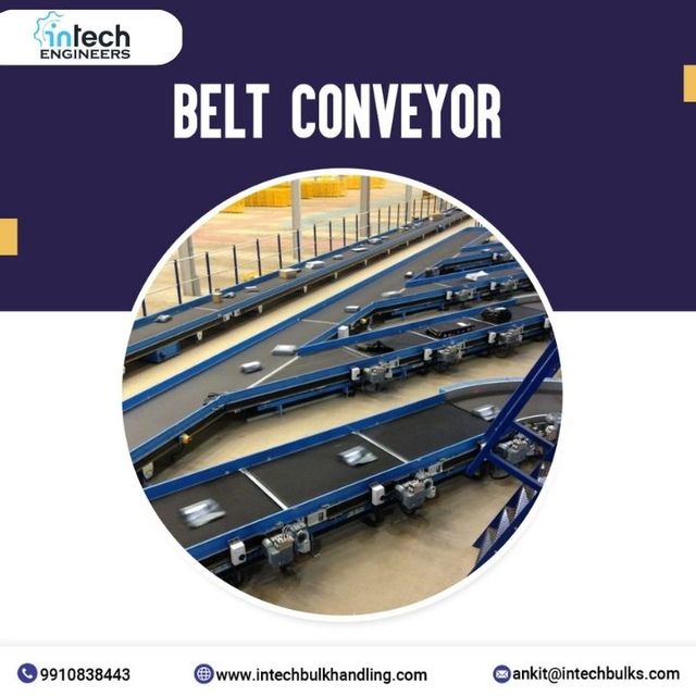 Belt Conveyor Manufacturers Intech Engineers