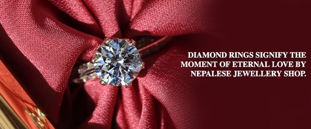 Diamond rings signify the moment of eternal love A Diamond rings signify the moment of eternal love by Nepalese Jewellery Shop.