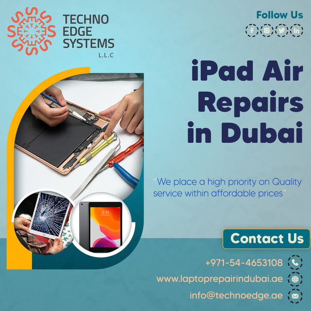 IPARD image 7th march IPad Air Repair Dubai With Standard Services