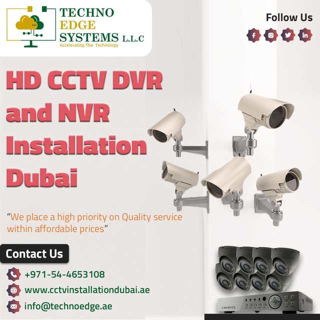 HD CCTV DVR and NVR Installation Dubai-1 HD CCTV DVR installation Dubai