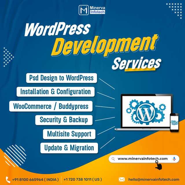 Wordpress Website design & development services by Picture Box