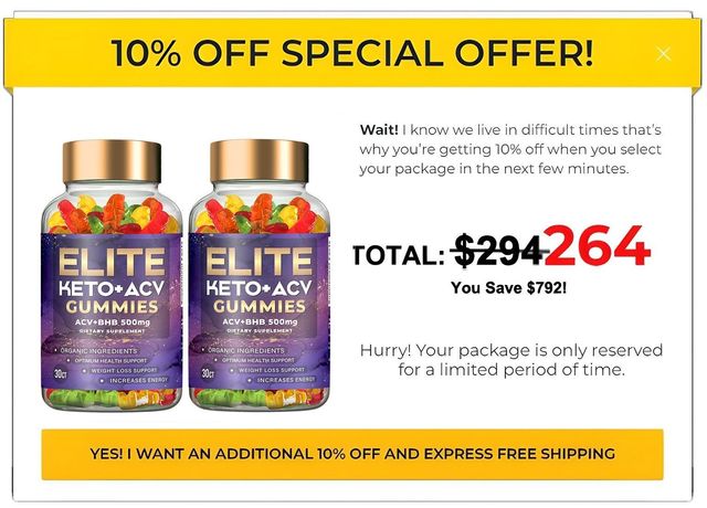 Elite Keto ACV Gummies https://supplements4fitness.com/elite-keto-acv-gummies/