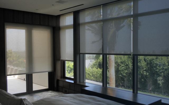 first Motorized Automated Window Shades