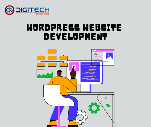 wordpress website development The Digi Tech Resource Group, LLC