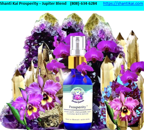 Shanti Kai Prosperity â€“ Jupiter Blend-Honolulu H Shanti Kai Hawaiian Essences