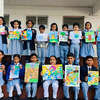 Poster Drawing on Environment and CoronaVirus |  Balbharati Neelbad School