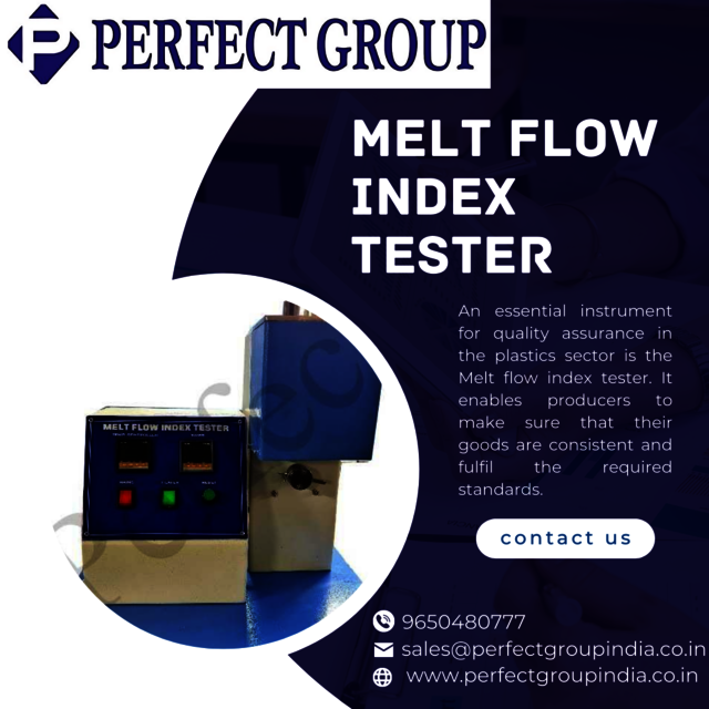 Melt flow index tester (1) Melt flow index tester | Perfect Group India