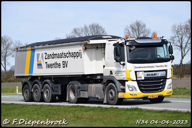 13-BLL-9 DAF CF Zandmaatschapij Twenthe-BorderMake Rijdende autos 2023