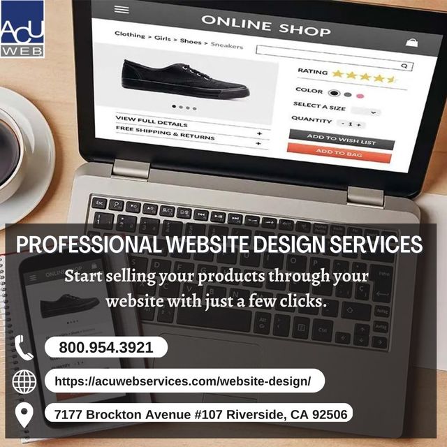 Professional Website Design Services Riverside, CA Acu Web Services
