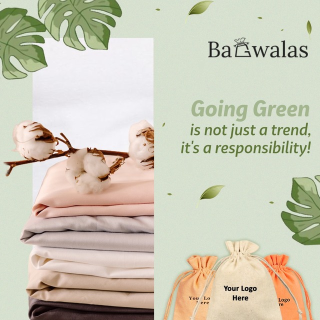 Buy Eco Friendly Cotton Pouches Online From Bagwal Bagwalas