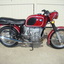 DSC02960 - #2972669. 1970 BMW R75/5 Resto/Custom, Red. 10K Major Service. New Rings, rebuild fork, re-lace wheels, new tires & battery.  32,000 Miles. Match VIN.