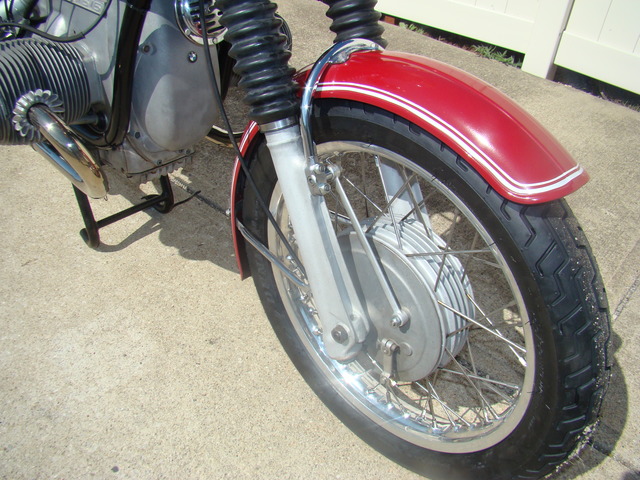 DSC02968 #2972669. 1970 BMW R75/5 Resto/Custom, Red. 10K Major Service. New Rings, rebuild fork, re-lace wheels, new tires & battery.  32,000 Miles. Match VIN.