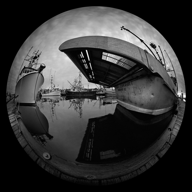 Comox Docks 2023 5 Black & White and Sepia