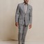 Mens Custom Fit Grey Suit - Harper & Jones