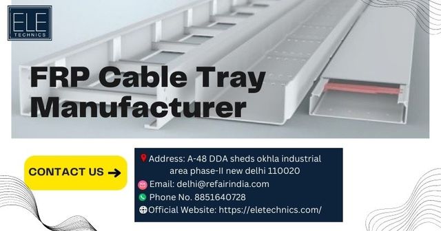 fiberglass cable tray FRP cable tray manufacturer