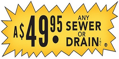 A 49.95 Any Sewer or Drain, Inc A 49.95 Any Sewer or Drain, Inc