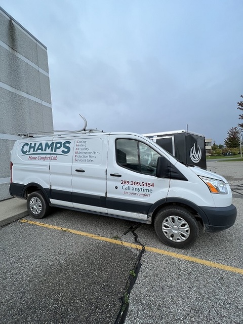 ChampsVehicle side Champs Home Comfort Ltd.