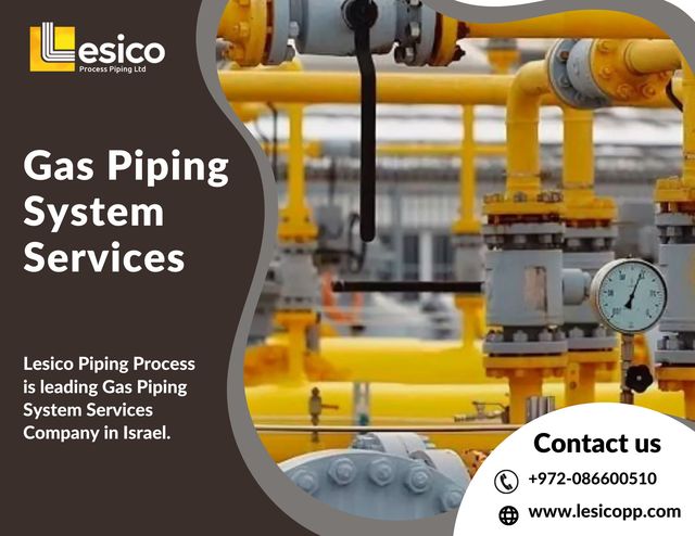 Gas Piping System Services Gas Piping System Services | Lesico Process Piping