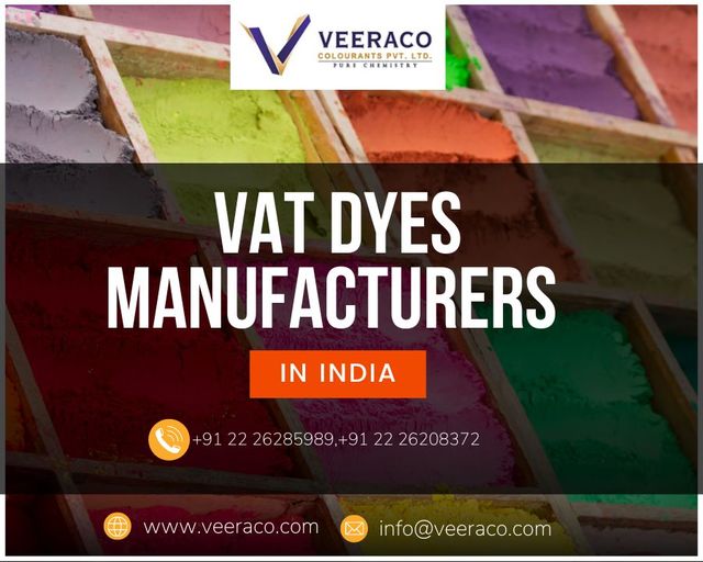 Vat Dyes Manufacturers in India Dyes and Pigments