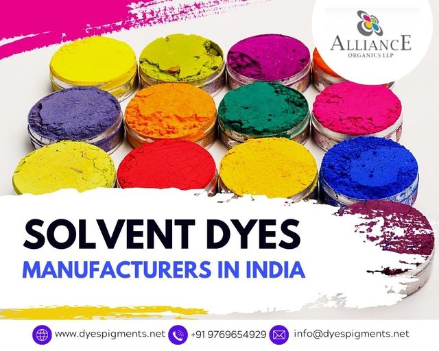 Solvent Dyes Manufacturers in India Dyes