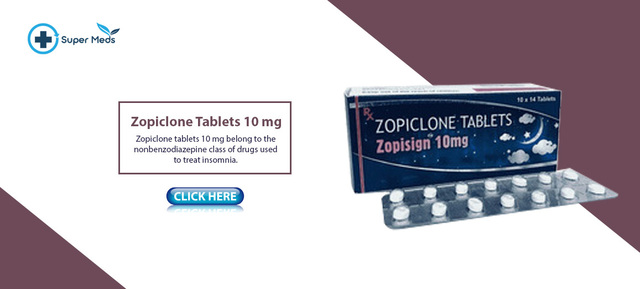 Buy Zopiclone 10 mg - SuperMeds Zopiclone 10 mg