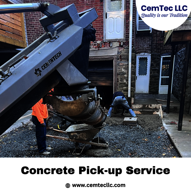 Concrete Pick-up service Picture Box