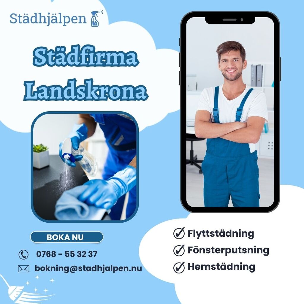Städfirma Landskrona. Picture Box
