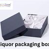 Liquor packaging box - Line n curves