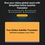 Subtitle Translator - Free Online Subtitle Translator - Add Desire Languages To Your Videos