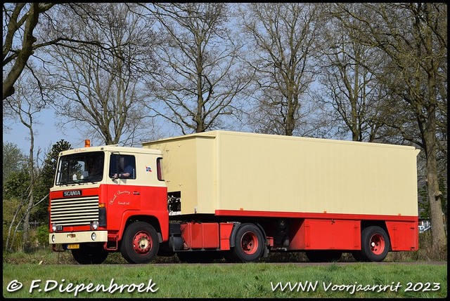 28-XB-83 Scania 111 Henk Bueving Oostwold2-BorderM VVVNN Voorjaarsrit 2023