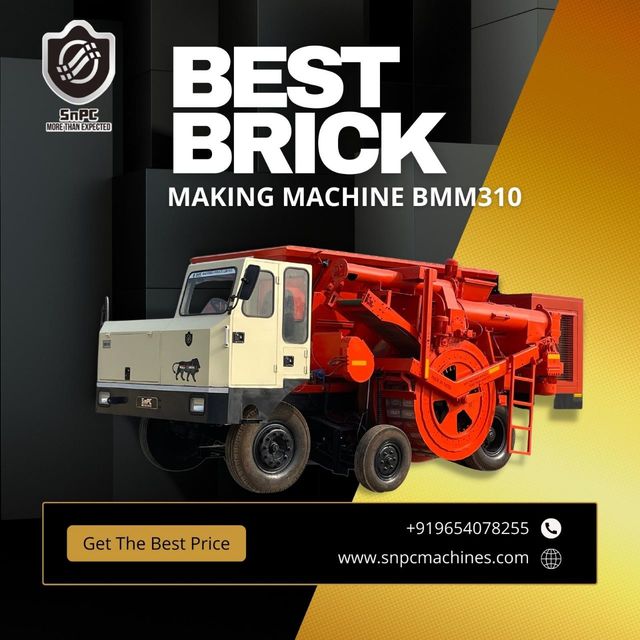 BMM-310, reliable & automatic brick making machine SnPC Machines