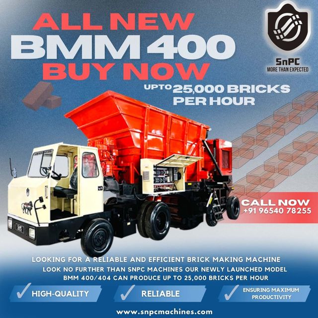 BMM-400, automatic brick making machine SnPC Machines