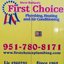 plumbers near me (1) - First Choice Plumbing, Heating and Air Conditioning - Riverside