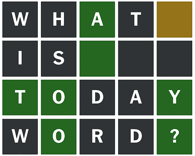 todays-wordle COVET Wordle