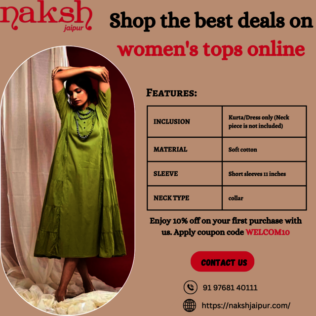 Shop the best deals on women's tops online Get Low Price Offer on Kurta Sets for Women