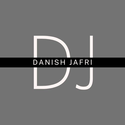 Pink Minimal Typography Logo  Danish Jafri