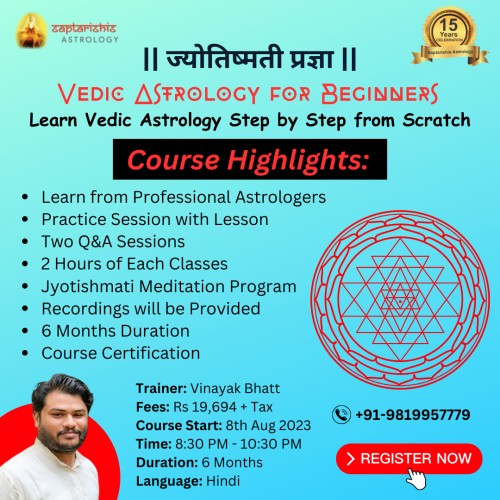 Vedic Astrology Course in Hindi Vedic Astrology Course in Hindi