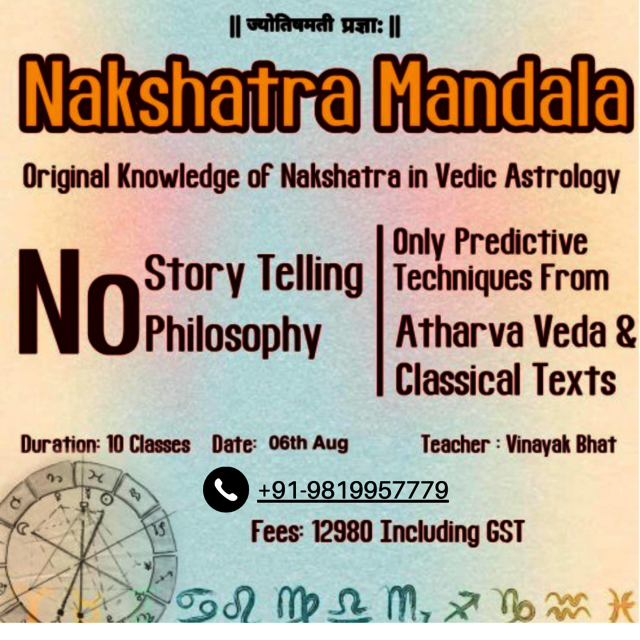 Nakshatra Mandala - Original Knowledge of Nakshatr Picture Box