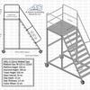 Alu Rolling Staircase ladde... - Al Mateen Scaffolding Indus...