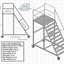 Alu Rolling Staircase ladde... - Al Mateen Scaffolding Industries LLC