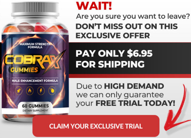 CobraX-Male-Gummies-USA-Trial-Price CobraX Male Enhancement Gummies United States Final Reviews [2023]