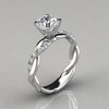 Twist Round Cut Moissanite ... - Forever Moissanite