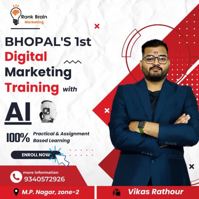 Marketing Agency Red Black Modern Animated Instagr Digital Marketing Course In Bhopal