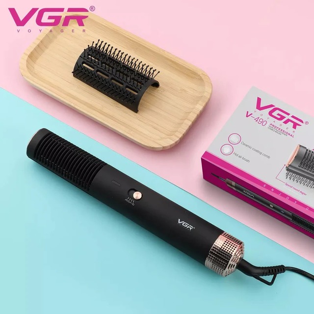 VGR V-490 Hot Air Brush For Women, Black Find the Best Hair Cutter Near Me with Professional Hair Clippers