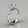 Twist Round Cut Moissanite ... - Forever Moissanite