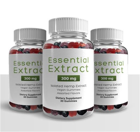 Essential CBD Extract Gummies Picture Box