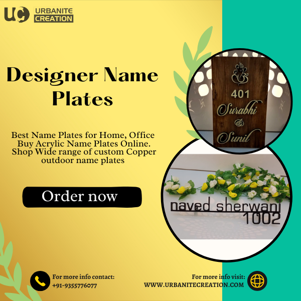 Designer Name Plates Name Plate