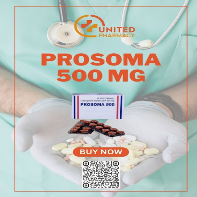 Prosoma 500mg Tablet | Uses, Dosage, Side effects, Picture Box